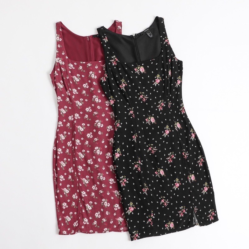 Váy đầm Floral Print Mini Dress F21 VNXK