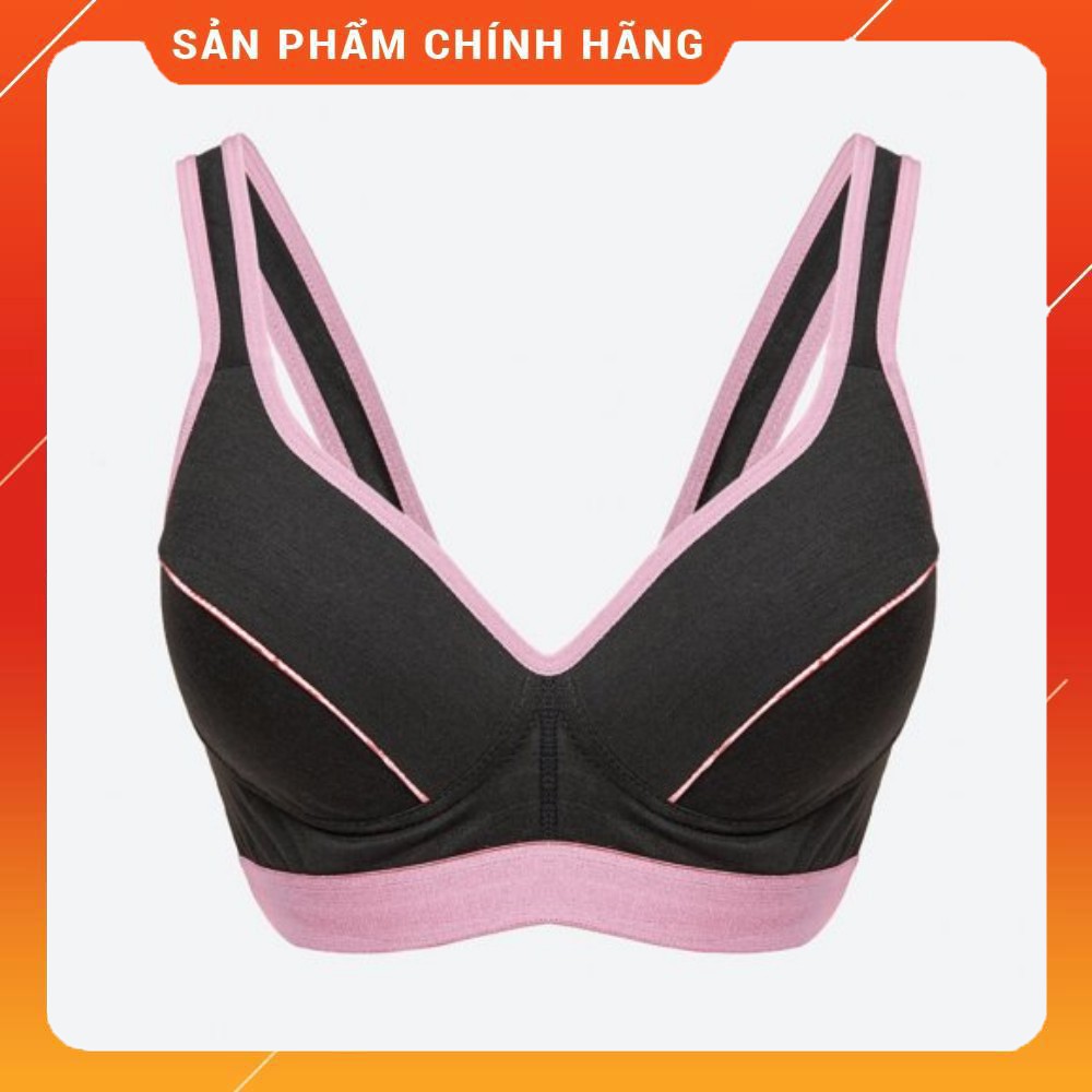 Viviane - Áo ngực thể thao ôm trọn, định hình và nâng đỡ ngực - High Impact Strappy Back Sports Bra Hồng Nhạt