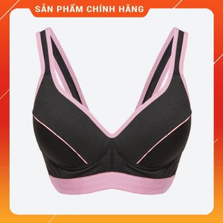 Viviane - Áo ngực thể thao ôm trọn, định hình và nâng đỡ ngực - High Impact Strappy Back Sports Bra Hồng Nhạt