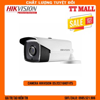 . camera hd-tvi hikvision ngoài trời ds-2ce16h0t-it5 hồng ngoại 80m hàng chính hãng bảo hành 2 năm . .