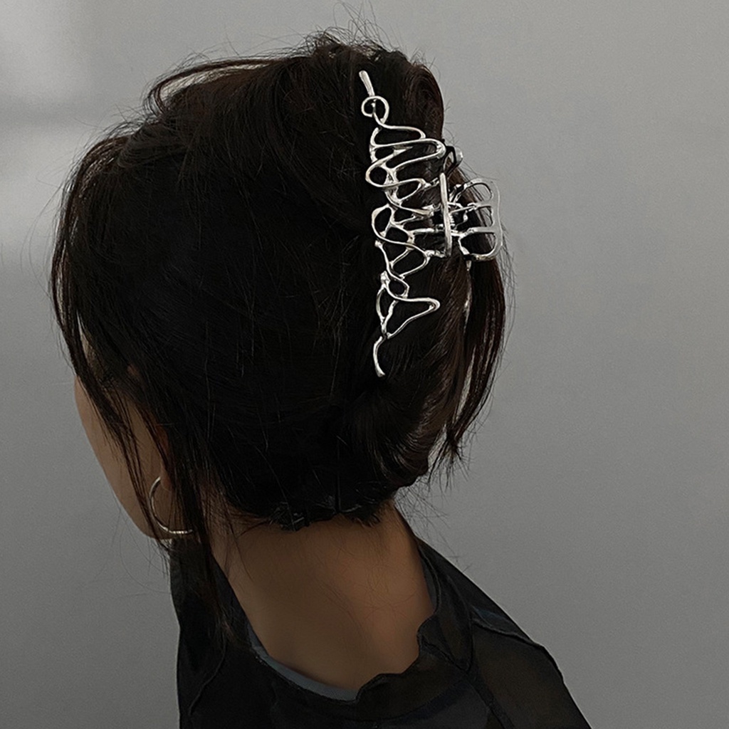 Kẹp Tóc Hình Đĩa Mạ Điện Sáng Tạo Cho Nữ