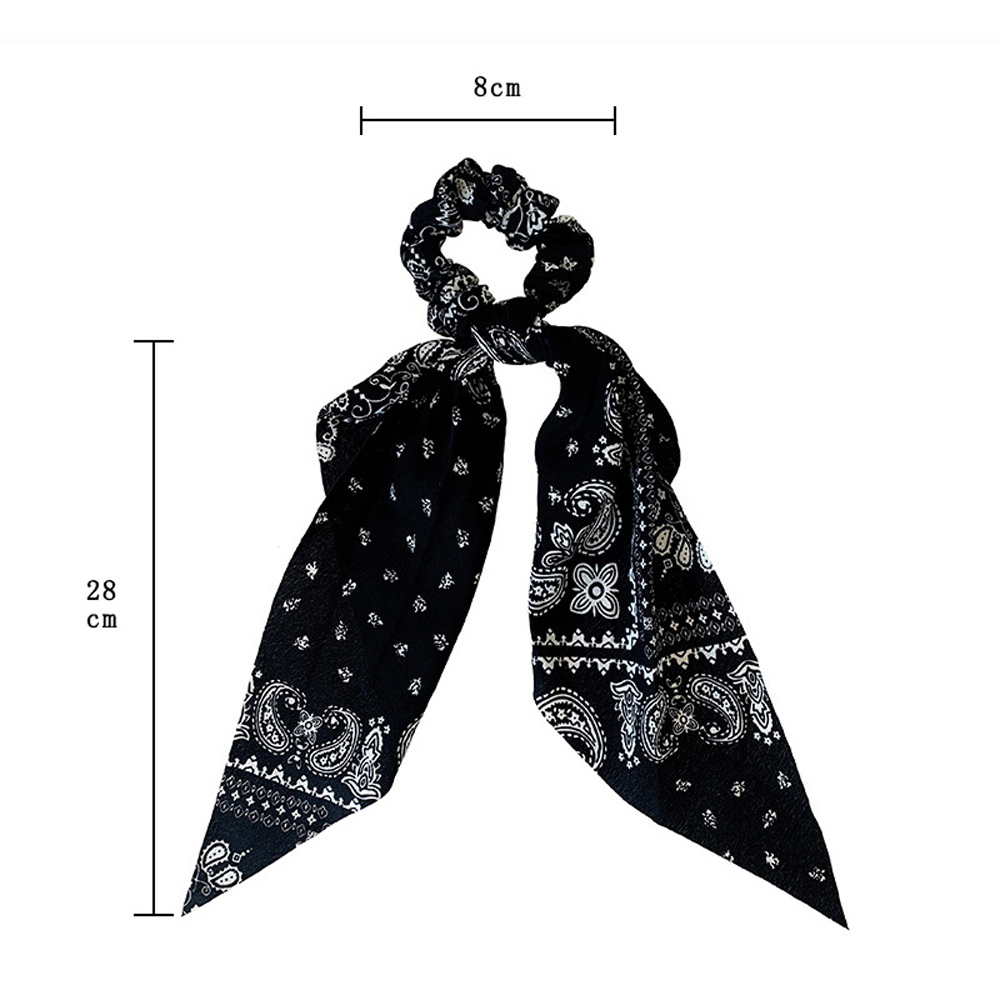 1 Dây Buộc Tóc Co Dãn Họa Tiết Hoa Thời Trang Cho Nữ