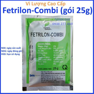 Phân Bón Vi Lượng Fetrilon-Combi gói 25g, nhập khẩu Châu Âu, nguồn dinh dưỡng cao cấp