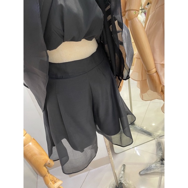 (SẴN) Set áo xếp li + quần