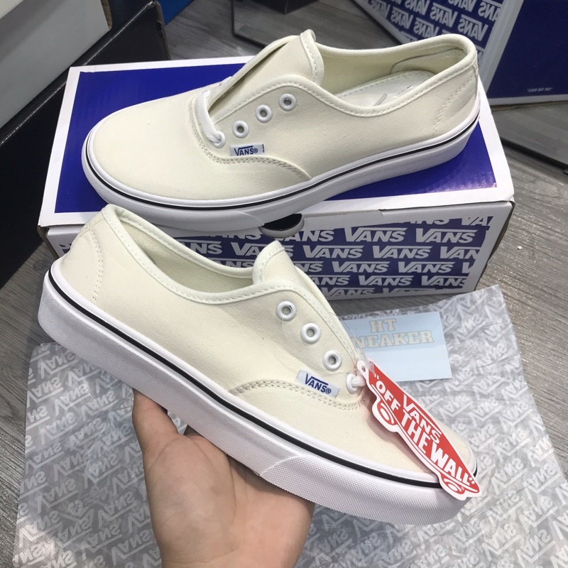 Giày Sneaker Vans Van Classic Beige|Vans Classic Màu Kem Nam Nữ