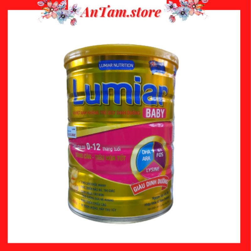 Sữa Lumiar gain. Lumiar grow. Lumiar Baby lon 900g