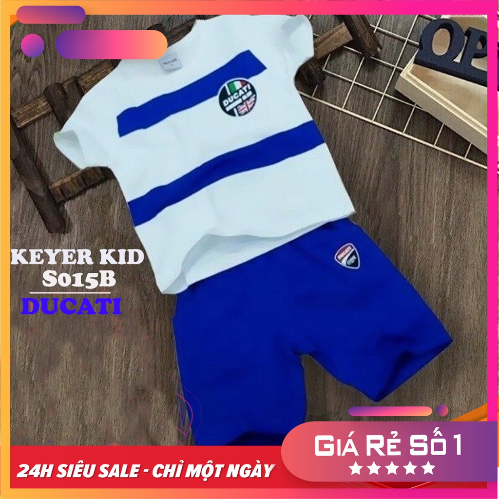 Bộ Thể Thao DUCATI Cho Bé Trai, Chất Vải Cotton thoáng mát vải không xù, không co rút_KEYER KID