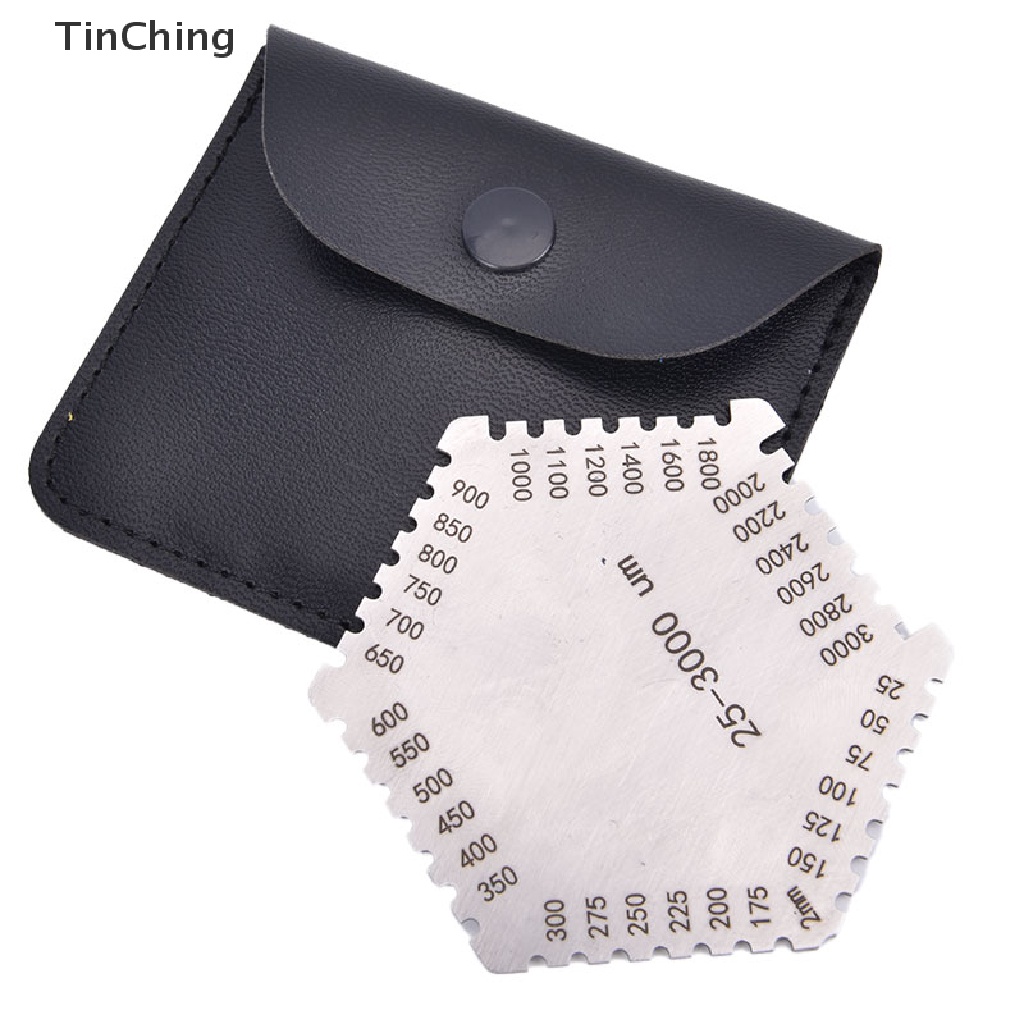 Lược Đo Độ Dày Màng Ướt Màu Bạc 25-3000um