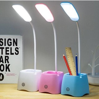 ĐÈN LED CẢM ỨNG ĐỂ BÀN CÓ CHỖ ĐỂ BÚT