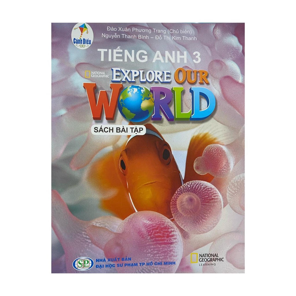 Sách - Tiếng anh 3 Explore our world bài tập ( cánh diều ) + bán kèm 1 quyển sách tô màu 15k