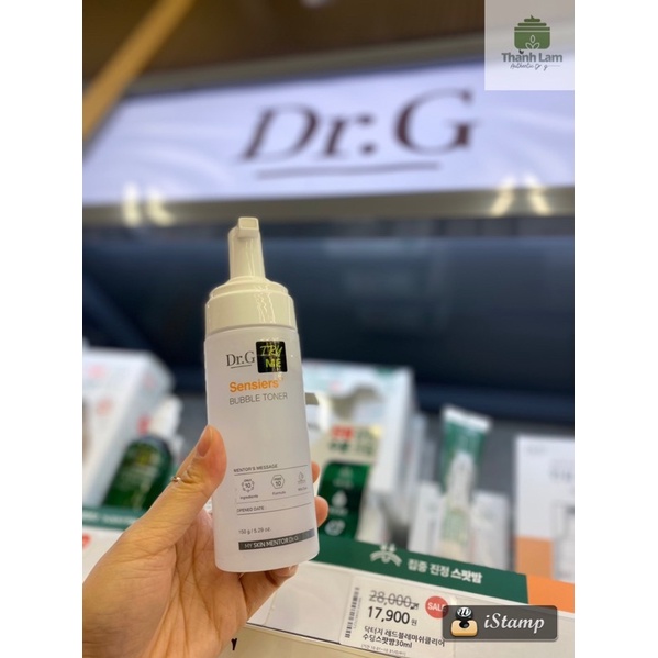 Bộ toner và sữa dưỡng cho da yếu đang phục hồi Sensiers Bubble Toner & Sensiers Mild Cream Dr.g 150g | BigBuy360 - bigbuy360.vn
