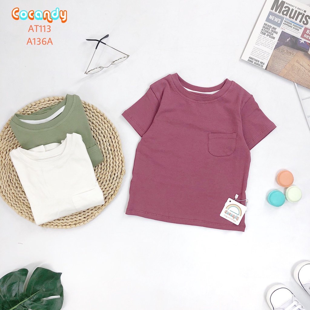 Áo cộc tay chất thun cotton mềm mại cho bé