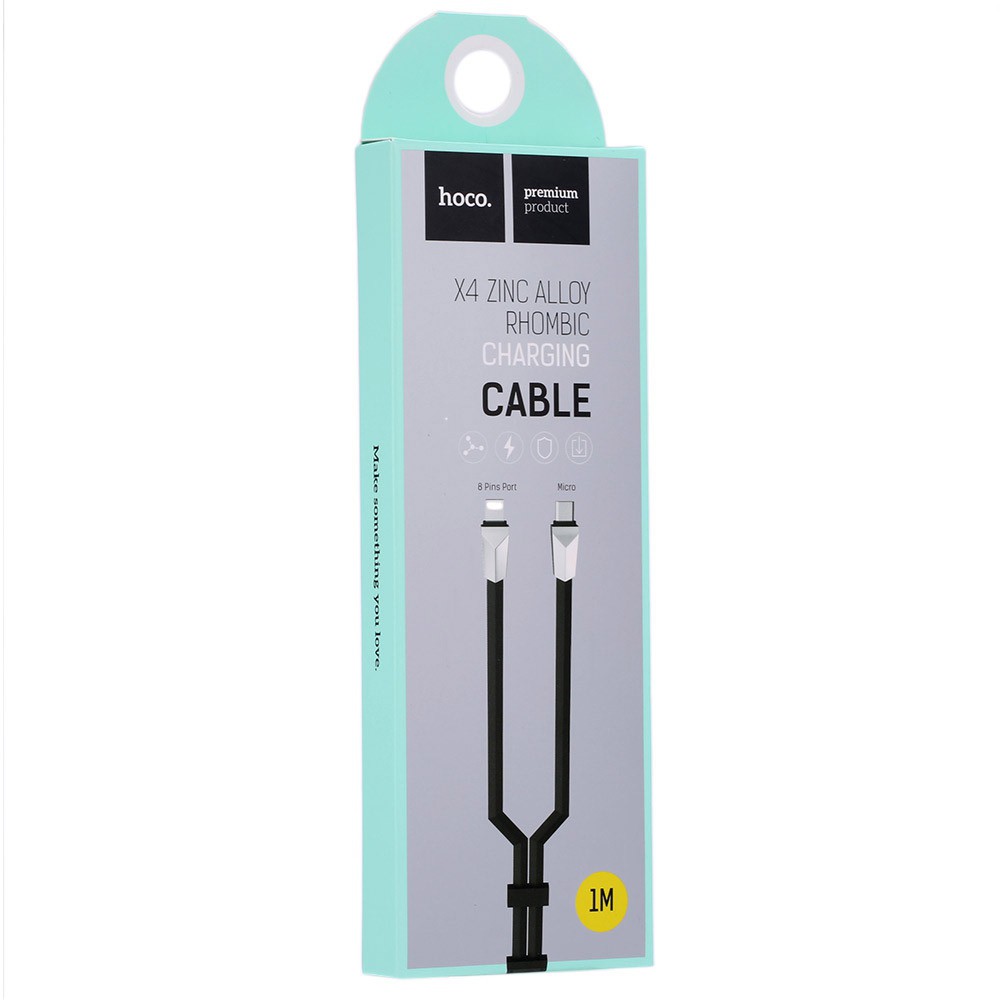 Cáp Sạc 2 Đầu Hoco X4 Cho IOS Và Android