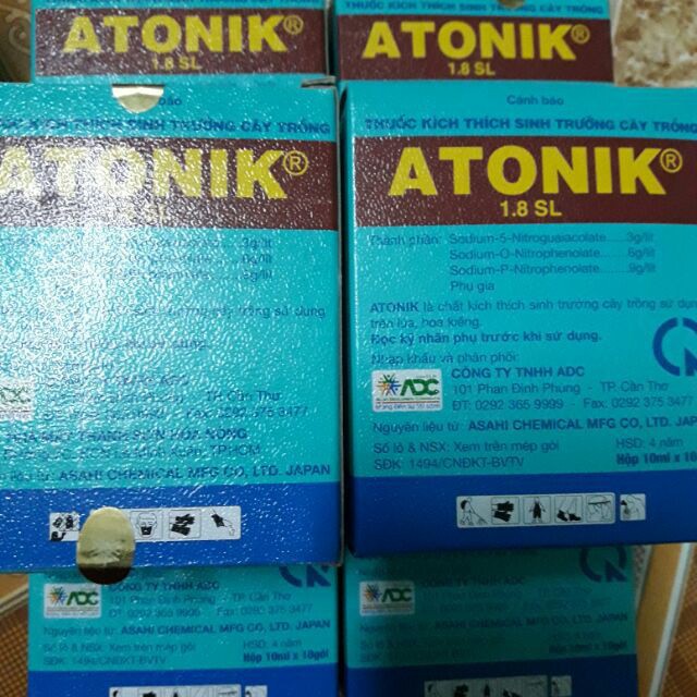 ATONIK 1.8 SL Gói 10ml - PHÂN BÓN LÁ KÍCH THÍCH SINH TRƯỞNG CÂY TRỒNG