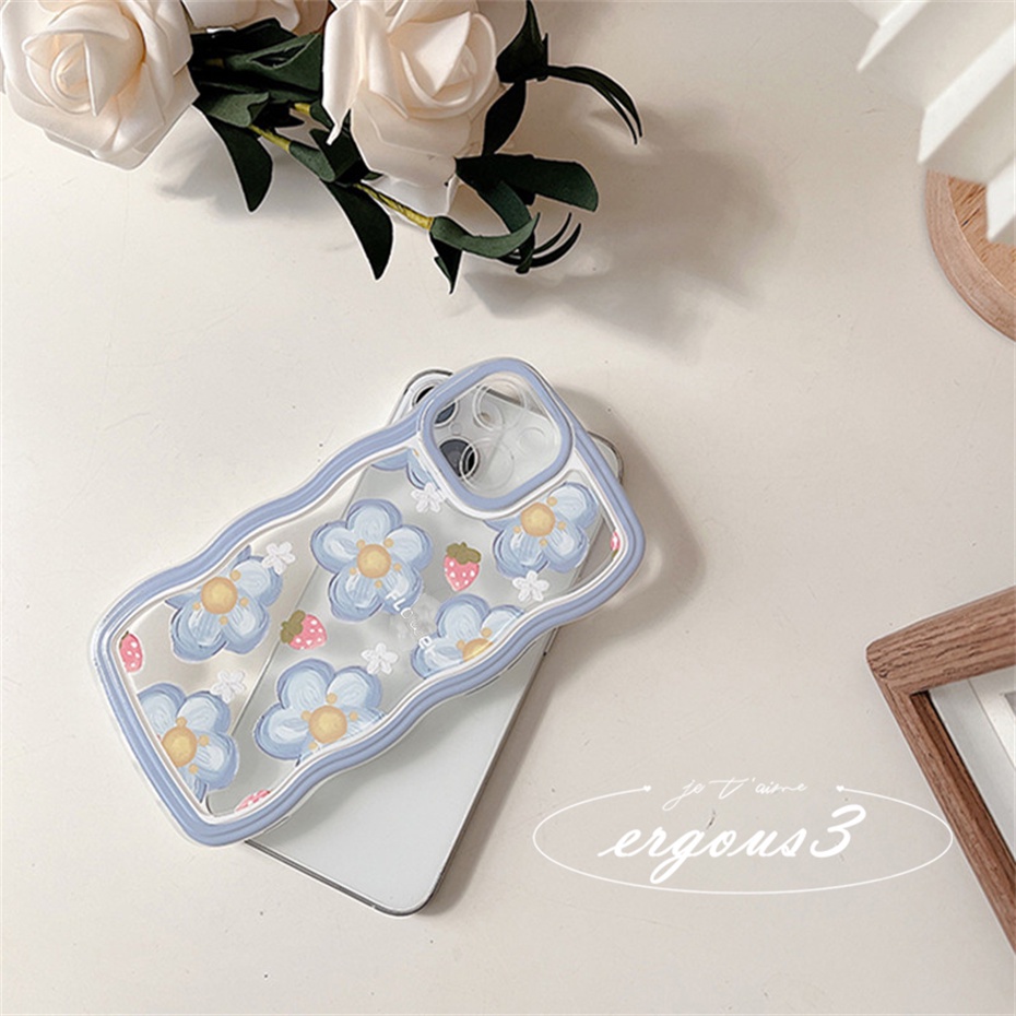Ốp Điện Thoại Mềm Họa Tiết Hoa Đơn Giản Cho iPhone 14 13 12 11 Pro Max SE2020 X XR Xs Max 7 8 Plus