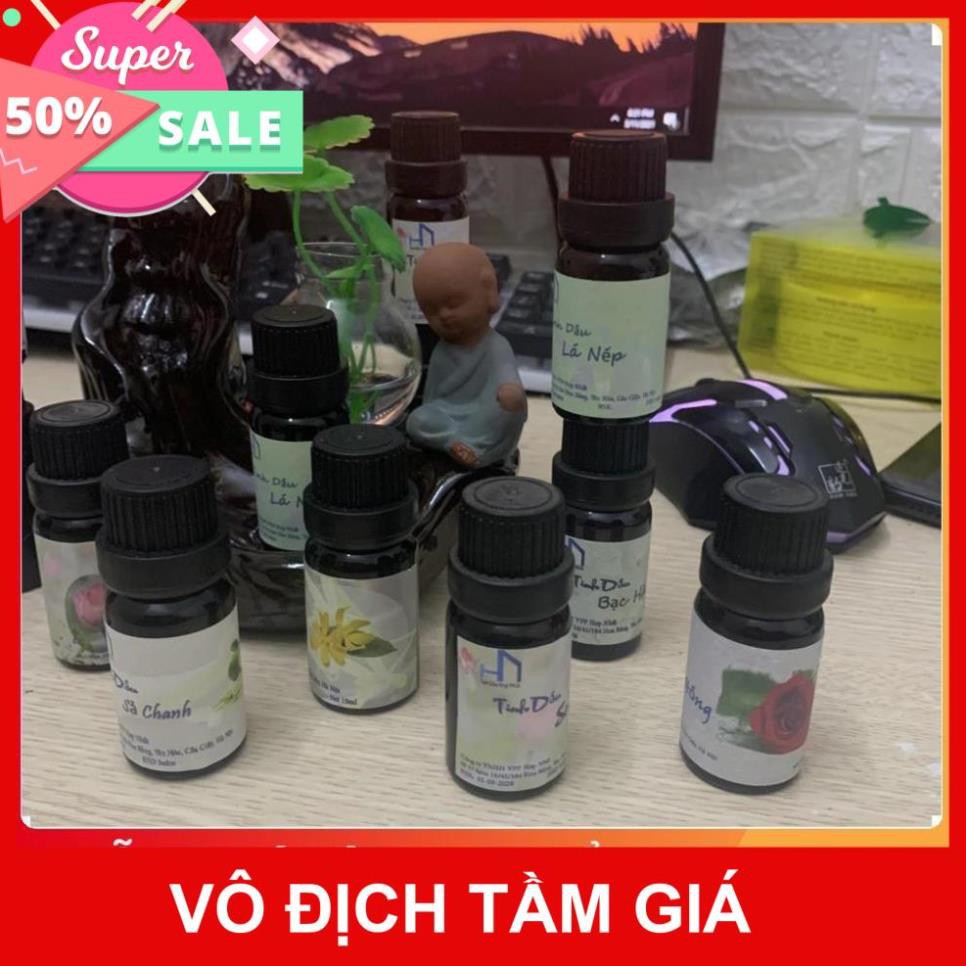 Tinh Dầu Nguyên Chất Lọ 10ml ,Đủ 20 Mùi