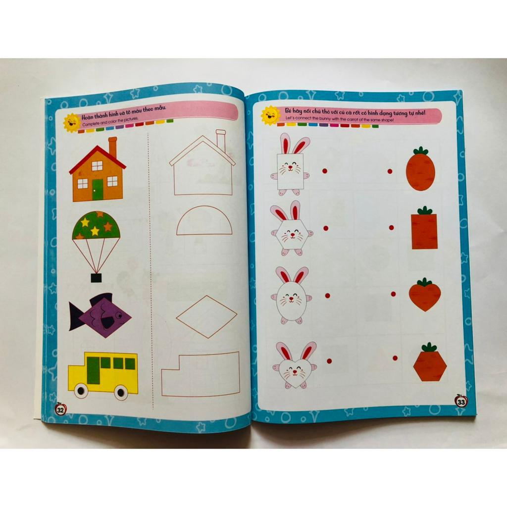 Sách - Toán Tư Duy Beginning Creative Math dành cho bé 3-4 tuổi
