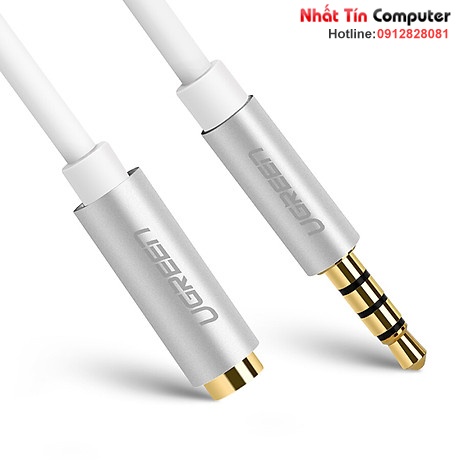 Cáp nối dài âm thanh 3.5mm Mic & Loa dài 20cm Ugreen 20850 cao cấp