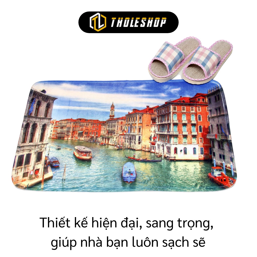 Thảm Lau Chân - Thảm Chùi Chân Nhà Tắm, Nhà Bếp Chống Trượt 3D 4303