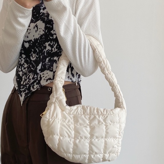 Túi đeo vai gối phồng xinh xắn Ulzzang hàng Quảng Châu có sẵn mã 1689