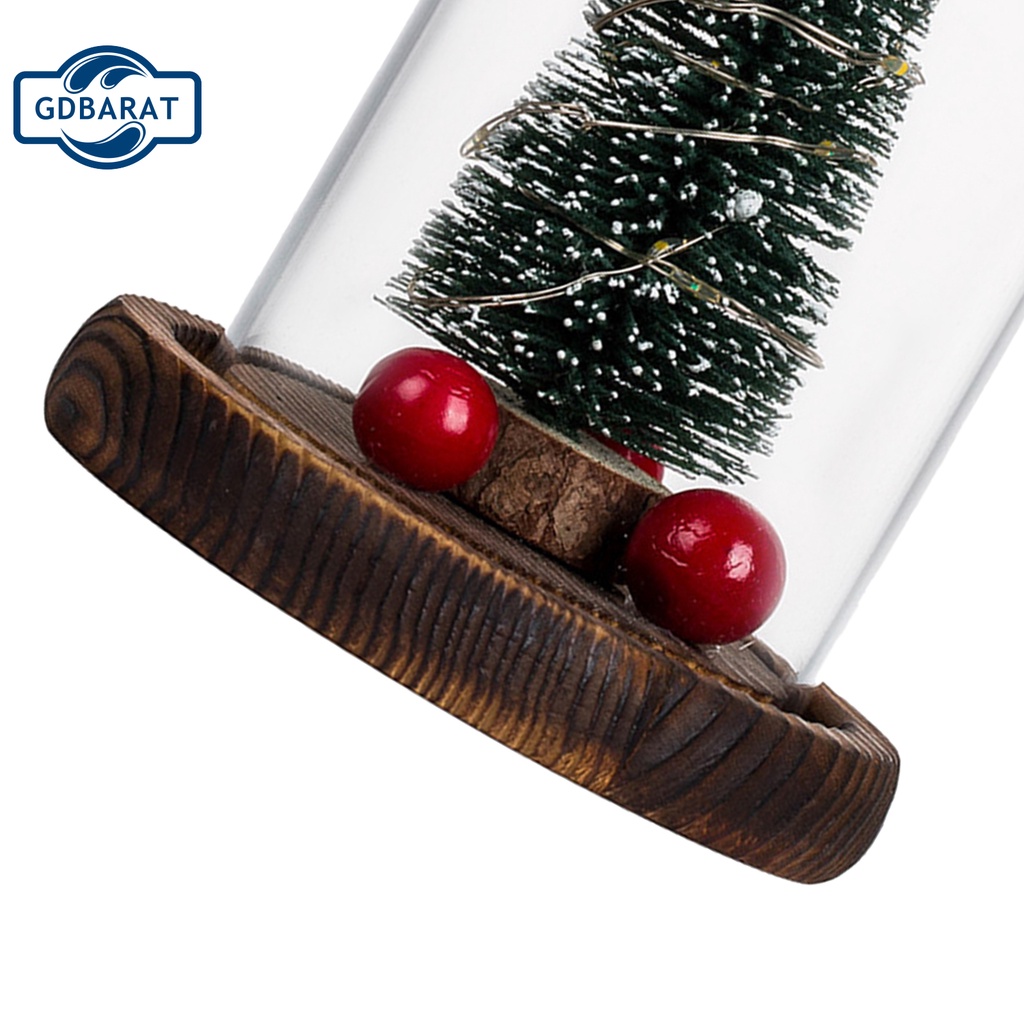 Dây đèn hình tròn bằng kính dùng trang trí giáng sinh