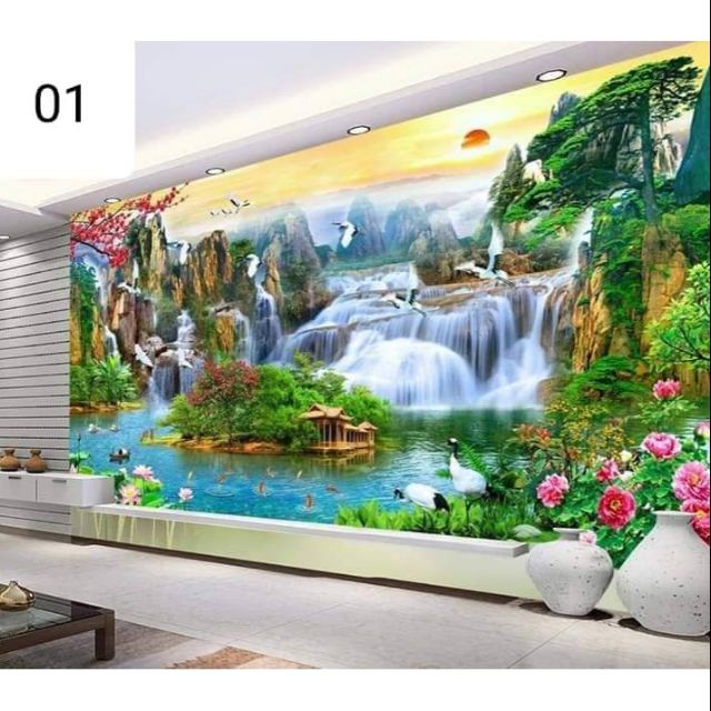 Tranh dán tường phong thủy T01