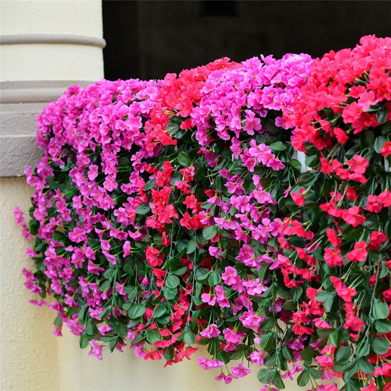 Dây Hoa Violet Nhân Tạo 78cm Treo Tường Trang Trí Nhà Ở/Văn Phòng/Sự Kiện Đa Năng