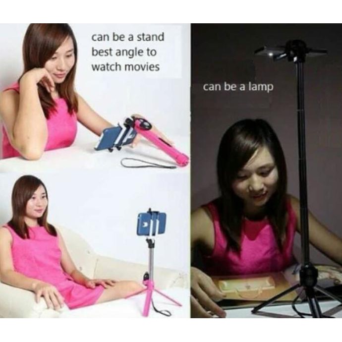 Unggualn! Gậy Selfie 3 Trong 1 Thiết Kế Thanh Lịch Hp | BigBuy360 - bigbuy360.vn