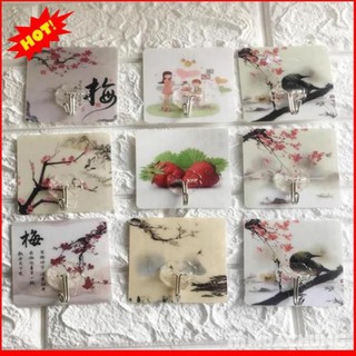 Combo 30 Móc 3D Dán Dính Tường - Mualabay
