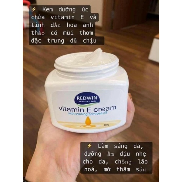 Kem dưỡng Vitamin E - Redwin Úc