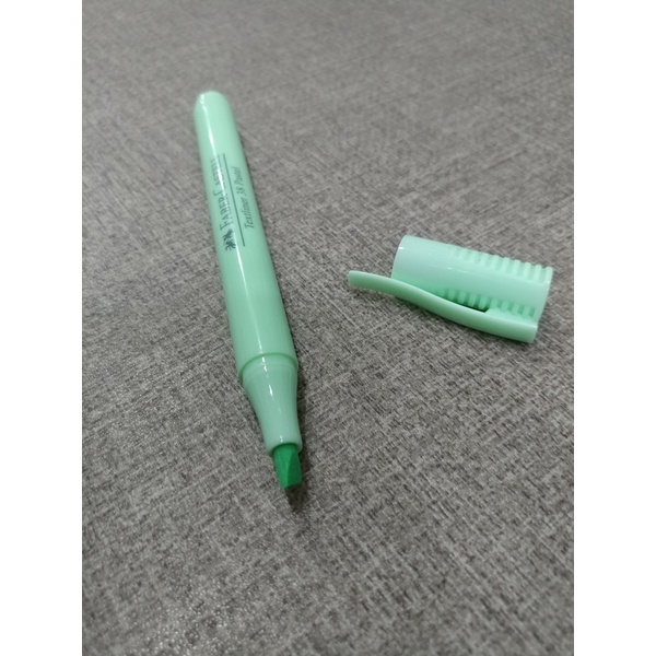 Bút Dạ Quang Textliner 38 - Faber-Castell Pastel Light Green (Xanh Lá Nhạt)