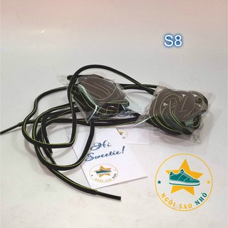 Dây giày oval viền màu