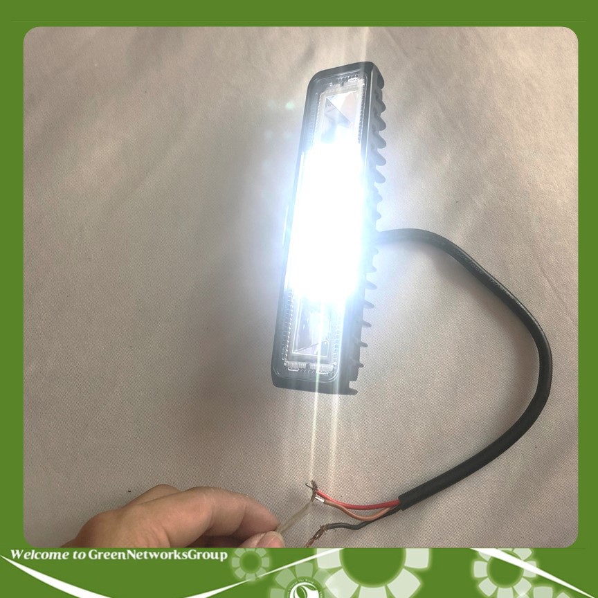 Đèn Bar Polic 10 Bóng LED Chính 6 LED Polic 2 bên Greennetworks