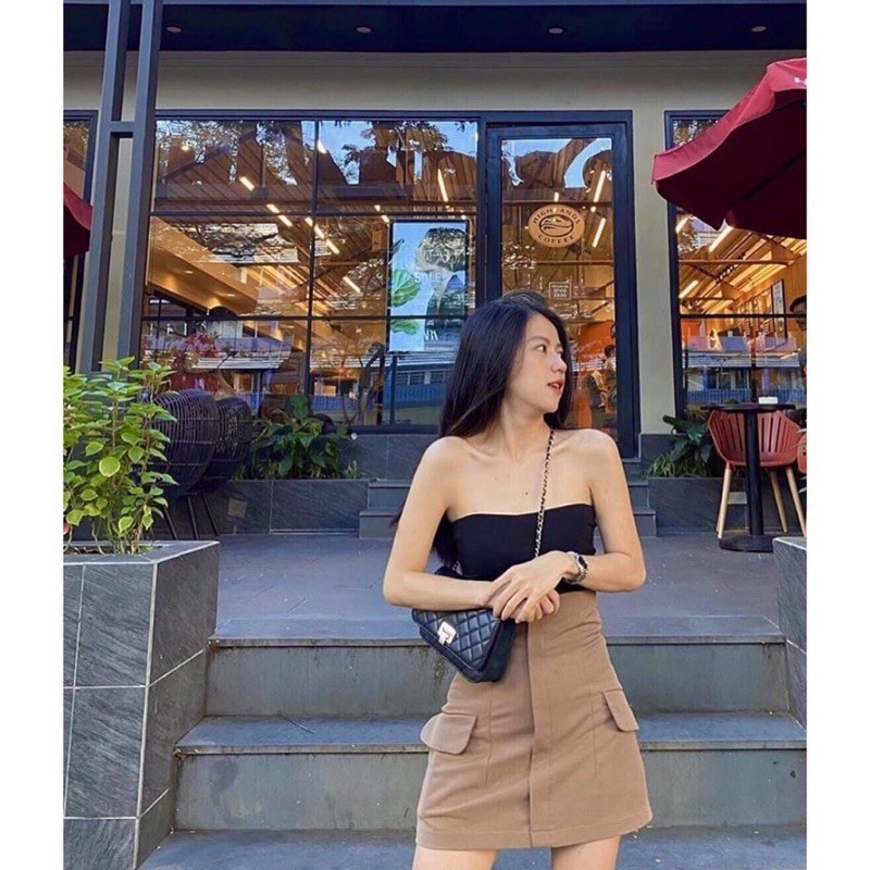 CVN01 - CHÂN VÁY CẠP CAO TÚI HỘP 2 MÀU NỮ | BigBuy360 - bigbuy360.vn