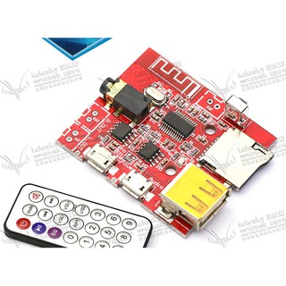 Mạch giải mã MP3 kèm bluetooth có đk từ xa
