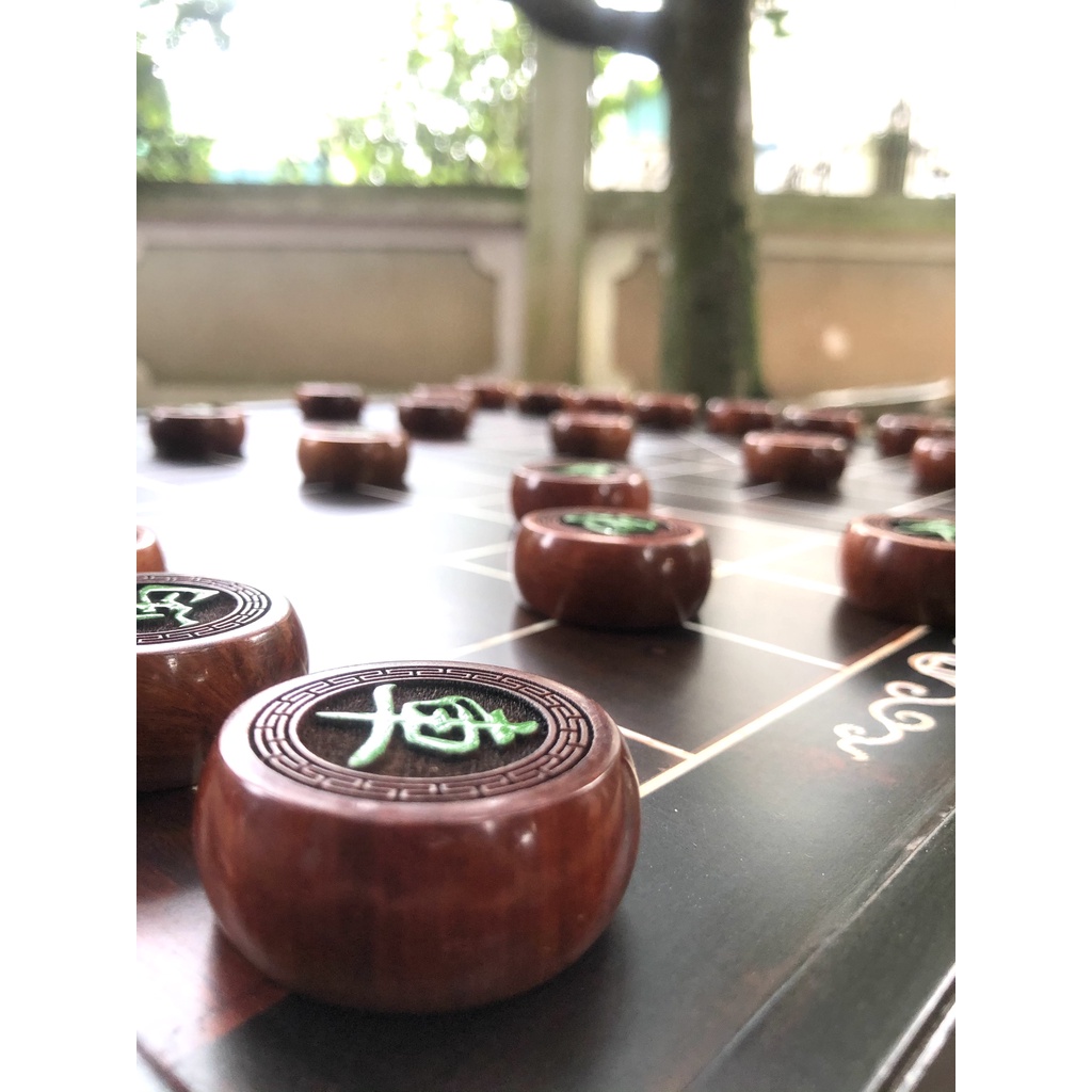 Bộ Cờ Tướng Gỗ Trắc Cao Cấp - Bàn Cờ Tướng Gỗ Trắc Chất Lượng Cao - Quân Cờ Gỗ Trắc Thiết Kế Tinh Xảo - Đồ Chơi Trí Tuệ