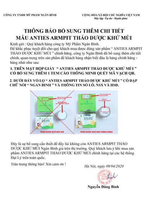 [ Chính Hãng] Thảo Dược Khử Mùi Ngân Bình Có tem cào điện tử | BigBuy360 - bigbuy360.vn