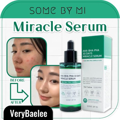 Bộ Serum + Kem trị mụn Some By Mi AHA-BHA-PHA 30 Days Miracle Cream Serum