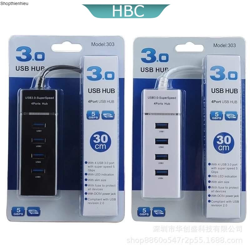 Bộ Chia Usb 4 Cổng Usb 3.0 Tốc Độ Cao