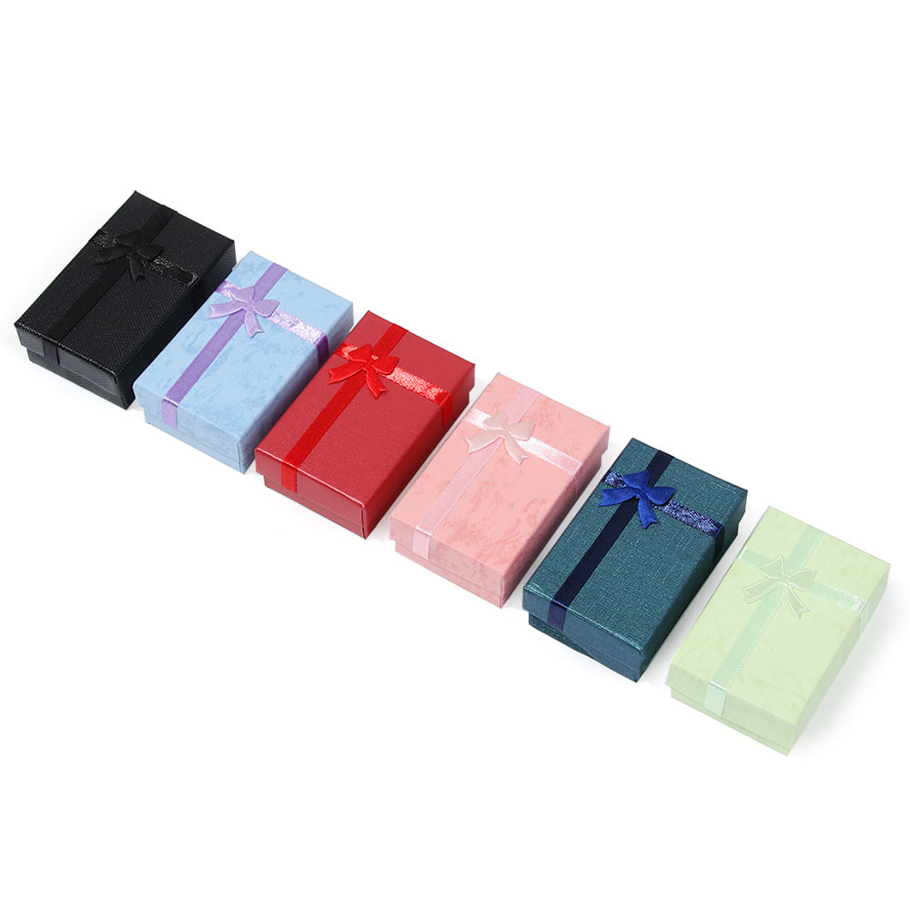 Set 1 / 6 Hộp Giấy Vuông Đựng Trang Sức