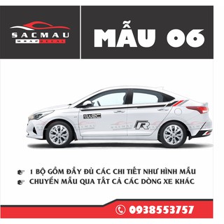 TEM XE HYUNDAI ACCENT (7 MẪU MỚI NHẤT)