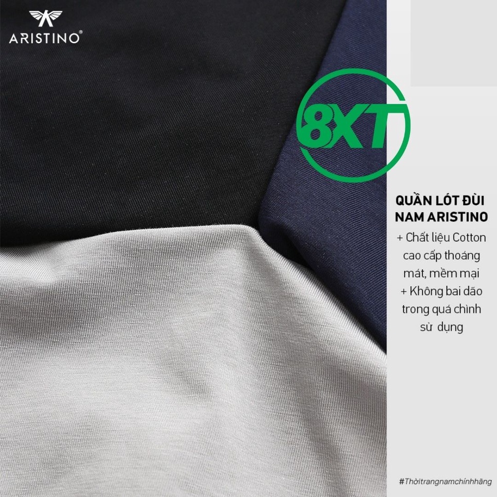 [CHÍNH HÃNG] Quần lót nam Boxer ARISTINO ABF056 từ 100% sợi bông thiên nhiên thân thiện và bảo vệ làn da nhạy cảm