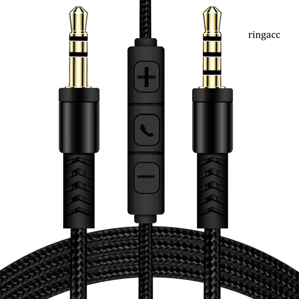 Dây Cáp Âm Thanh Giắc Cắm 3.5mm Dài 1.2m Có Mic Dành Cho IP/tablet