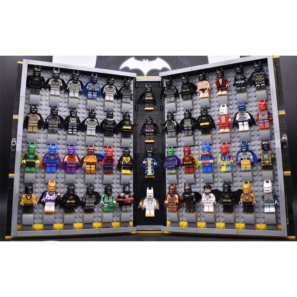 Hàng có sẵn lắp ráp Super hero Marvel Avengers Batman Book Cuốn sách Batman Combo 52 minifigure J13002