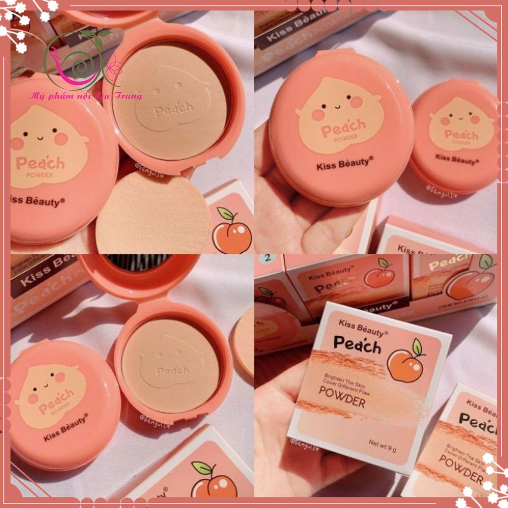 Phấn nén quả đào kissbeauty