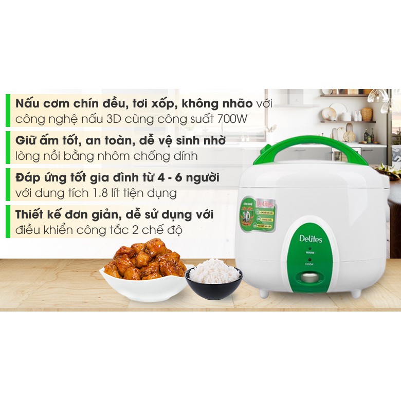 [FREESHIP❤️]Nồi cơm điện giá rẻ 1,2 lit và 1,8 lit[GIA SOC] | BigBuy360 - bigbuy360.vn