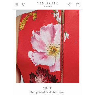 Đầm đỏ Ted Baker