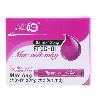 Hộp 10 ống mực điểm 10 fpic-01 màu tím