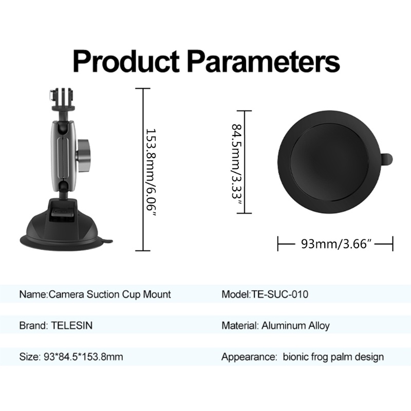 Giá đỡ điện thoại 1/4 xoay 360 độ có giác hút gắn xe hơi | BigBuy360 - bigbuy360.vn