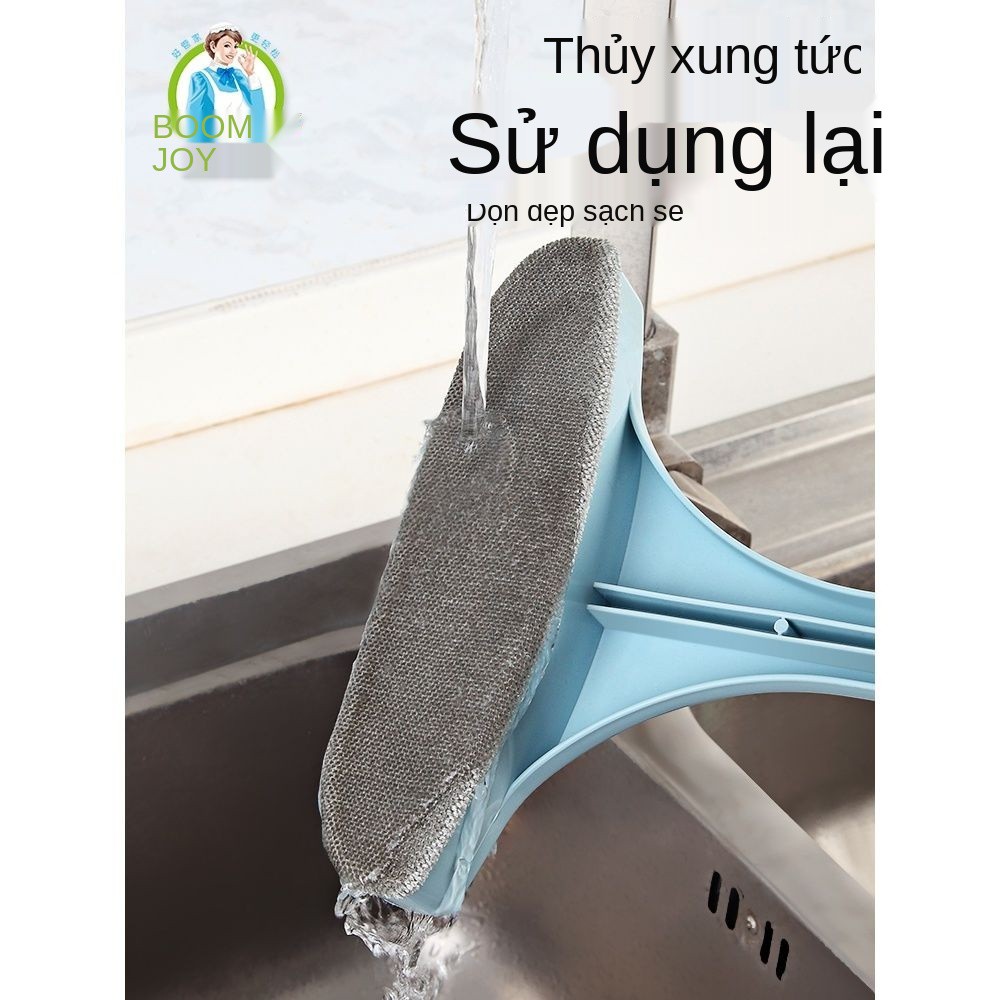 Màn hình và chổi quét cửa sổ để làm sạch kính tạo tác mà không cần tháo rời rửa lau lưới dụng cụ nhà cao tầng hai mặt